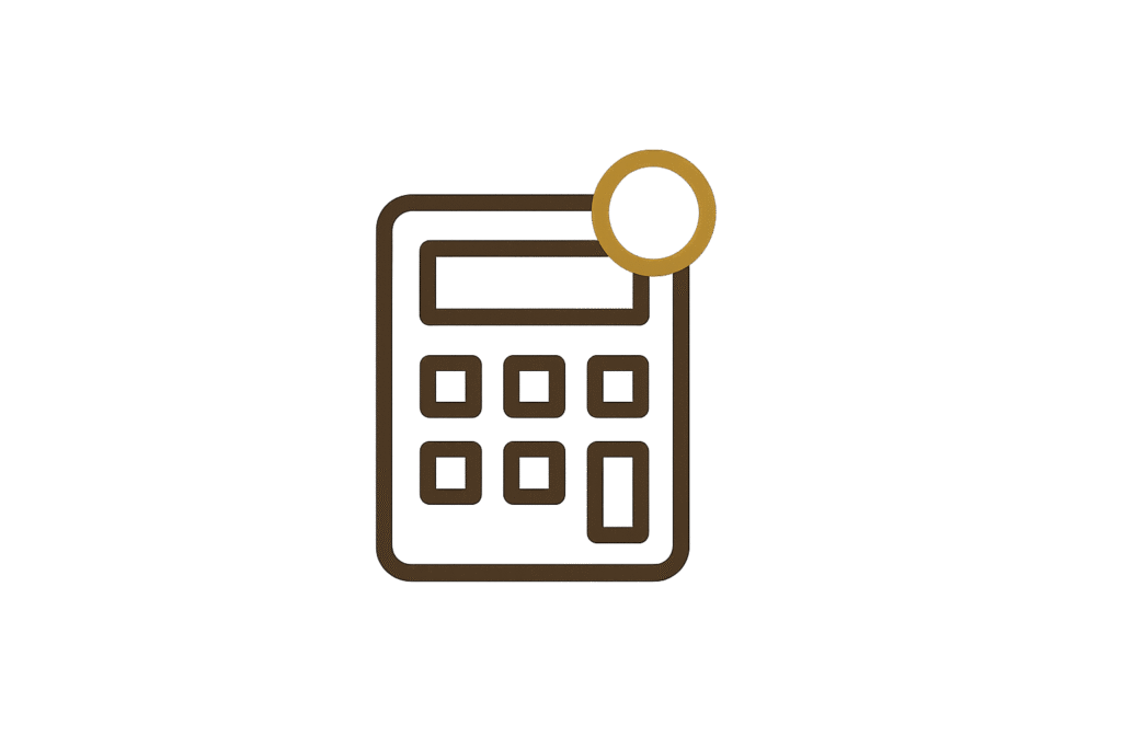 20250429 0137 Calculadora com Anel Dourado simple compose 01jszx899qe4y9ftxb3tkk97gb